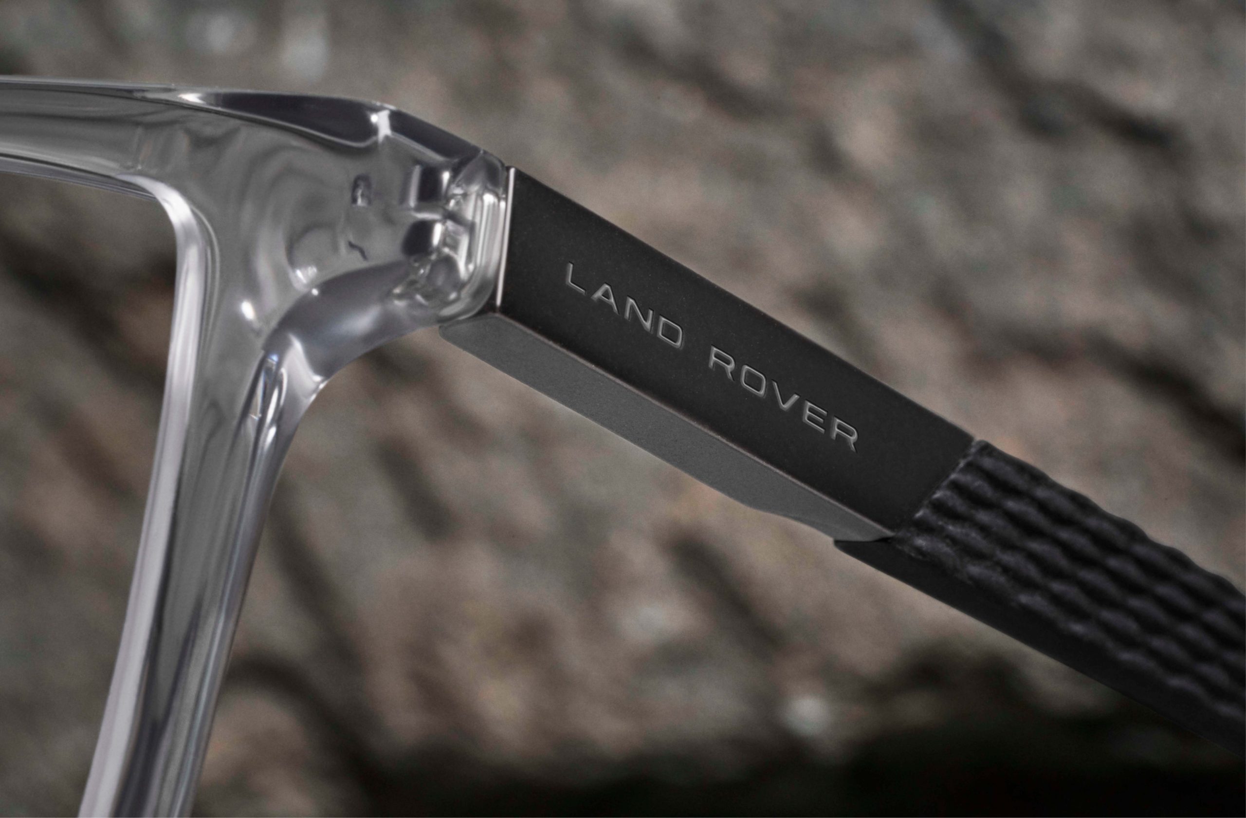 Inspiration from the Great Outdoors. Image shows close up of Land Rover model Errol in grey crystal